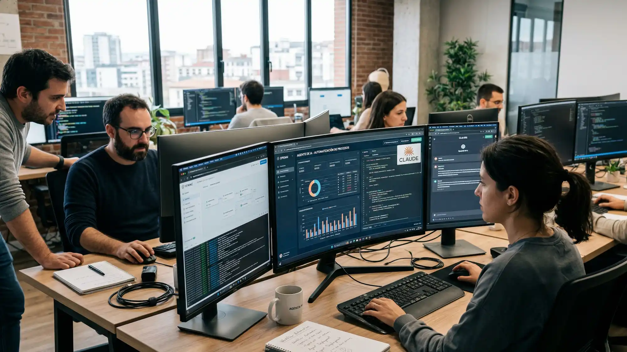 Soluciones de inteligencia artificial a medida para escalar negocios digitales y PYMES.